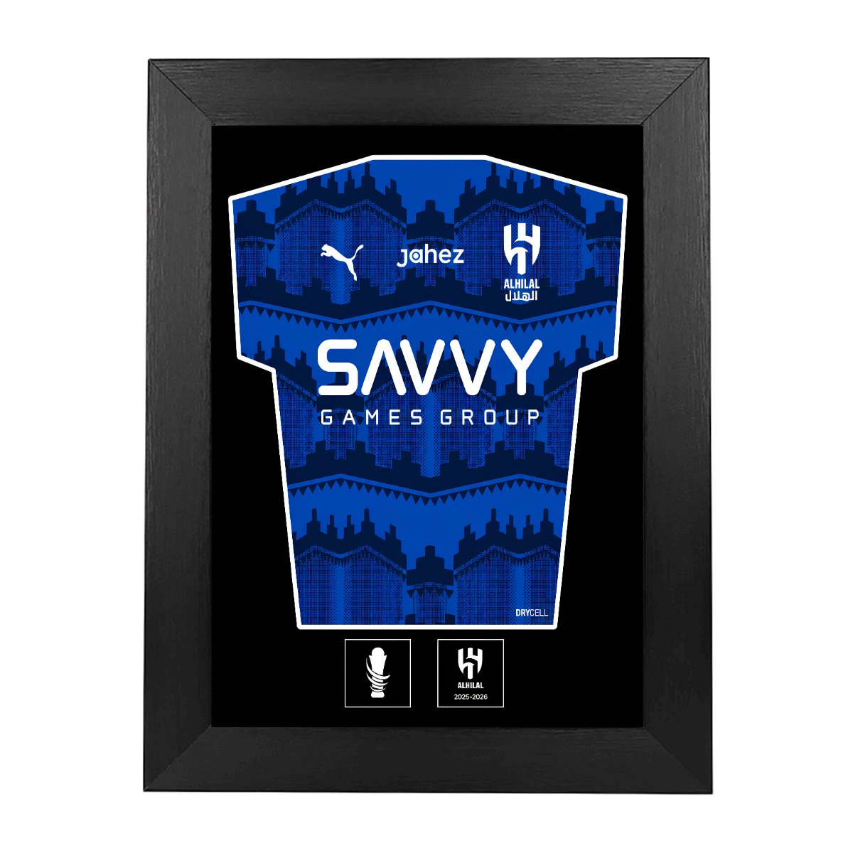 Al Hilal 2025/26 Home Jersey Wall Poster