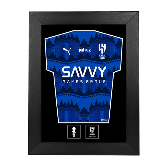 Al Hilal 2025/26 Home Jersey Wall Poster