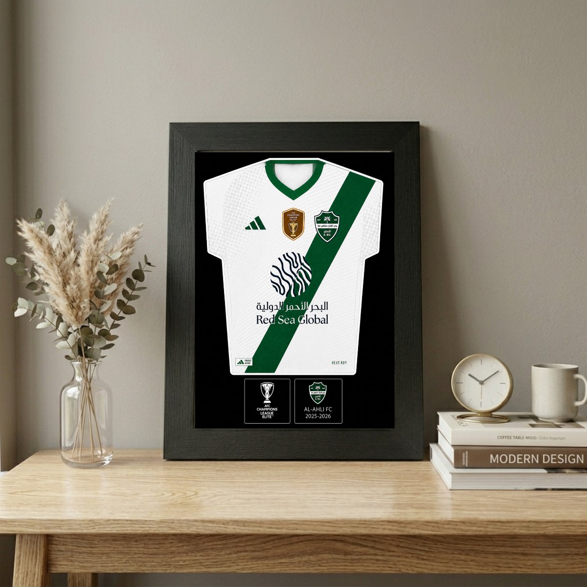 Al Ahli 2025/26 AFC Champions League Elite Home Jersey Wall Poster