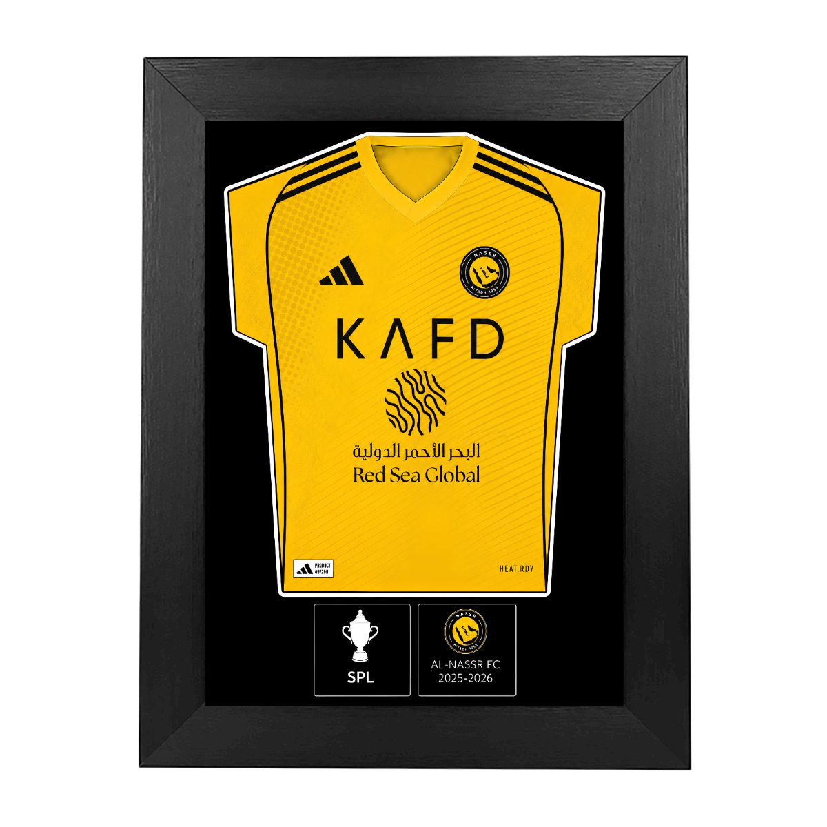 Al Nassr 2025/26 Home Jersey Wall Poster