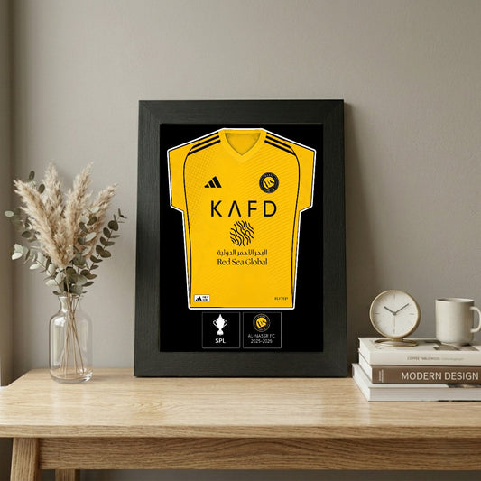 Al Nassr 2025/26 Home Jersey Wall Poster