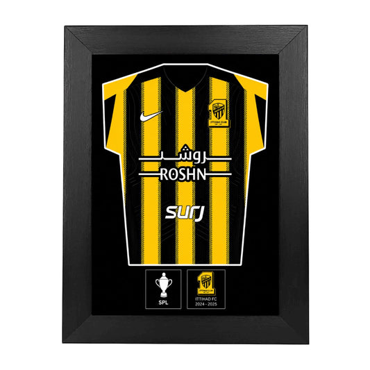 Al Ittihad 2024/25 Home Jersey Wall Poster